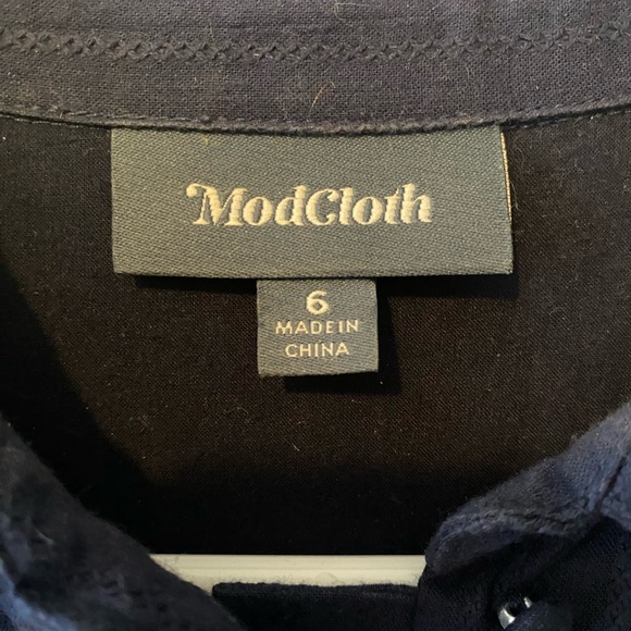 ModCloth Navy Blue Dress - Picture 3 of 4